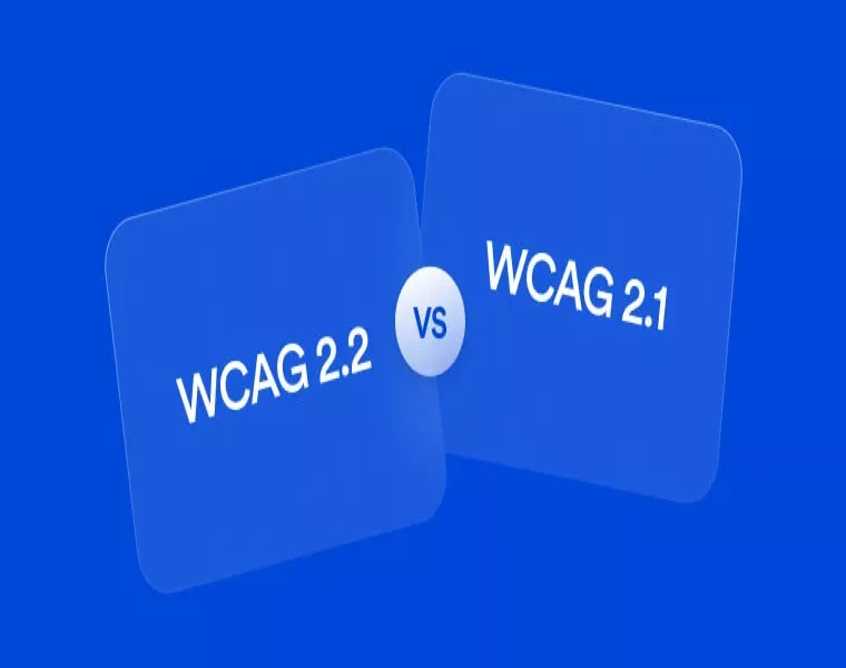 blue banner WCAG 2.2 vs 2.1