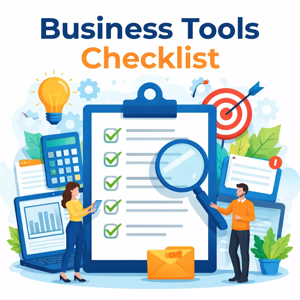 business tools checklist of technology stack